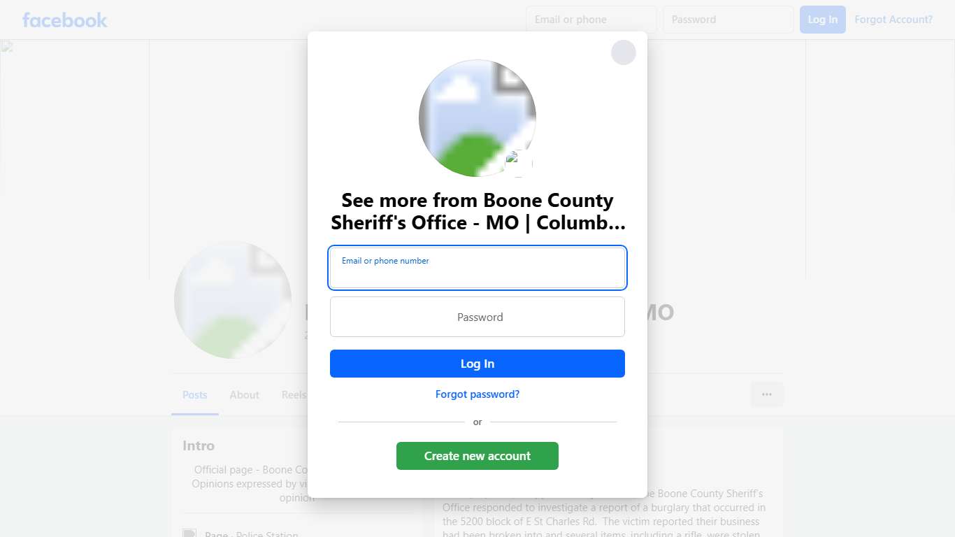 Boone County Sheriff's Office - MO Columbia MO Facebook